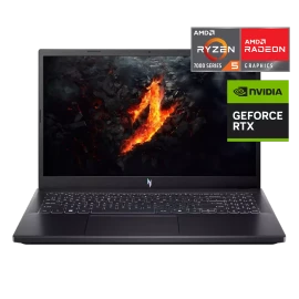 Ноутбук Acer Nitro V ANV15-41-R6KT 15.6" FHD IPS 144Hz AMD Ryzen™ 5-7535HS/16Gb/SSD 512Gb/NVIDIA® GeForce RTX™ 3050-6GB/Қара/DOS(NH.QSHER.001)